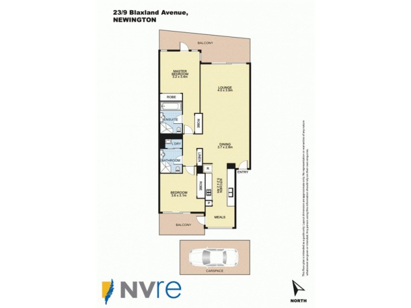 23/9 Blaxland Avenue, Newington NSW 2127 Floorplan