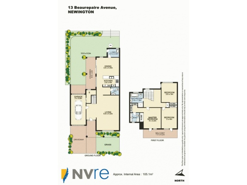 13 Beaurepaire Avenue, Newington NSW 2127 Floorplan