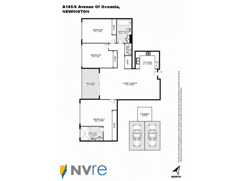 A105/6 Avenue of Oceania, Newington NSW 2127 Floorplan