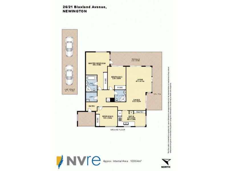 26/21 Blaxland Avenue, Newington NSW 2127 Floorplan
