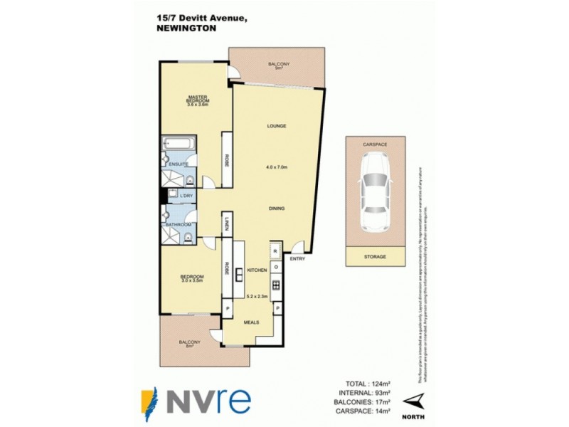 15/7 Devitt Avenue, Newington NSW 2127 Floorplan