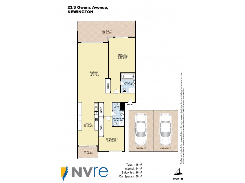 23/3 Owens Avenue, Newington NSW 2127 Floorplan