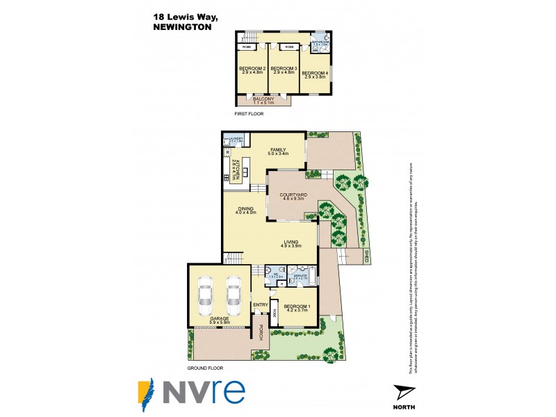 18 Lewis Way, Newington NSW 2127 Floorplan