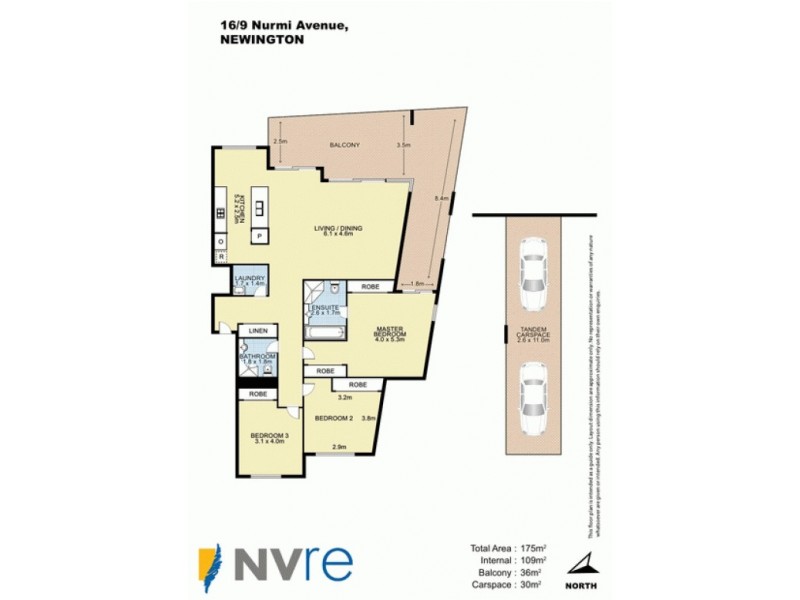 16/9 Nurmi Avenue, Newington NSW 2127 Floorplan