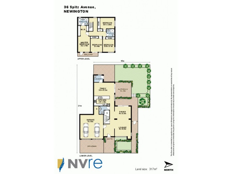 36 Spitz Avenue, Newington NSW 2127 Floorplan