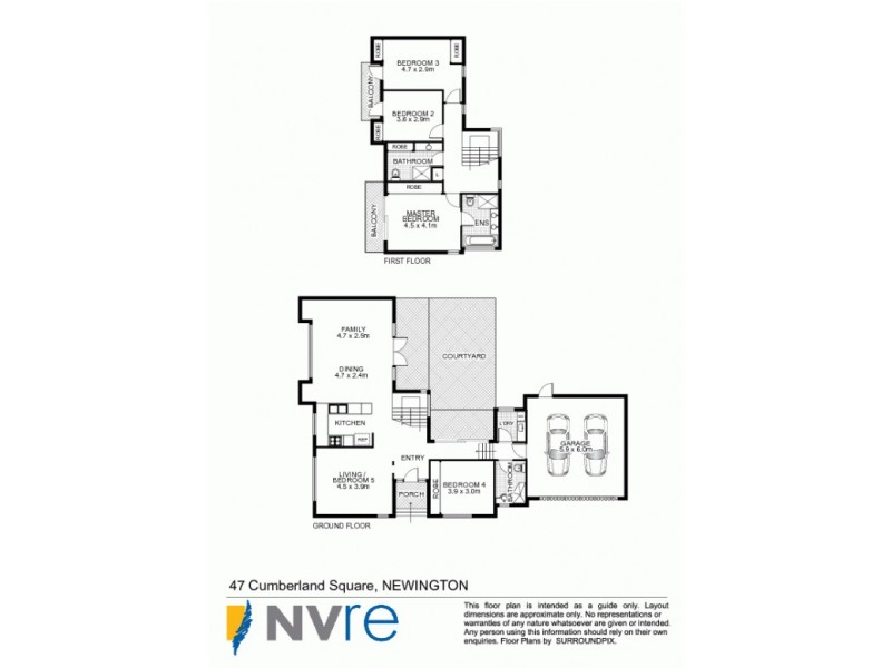 47 Cumberland Square, Newington NSW 2127 Floorplan