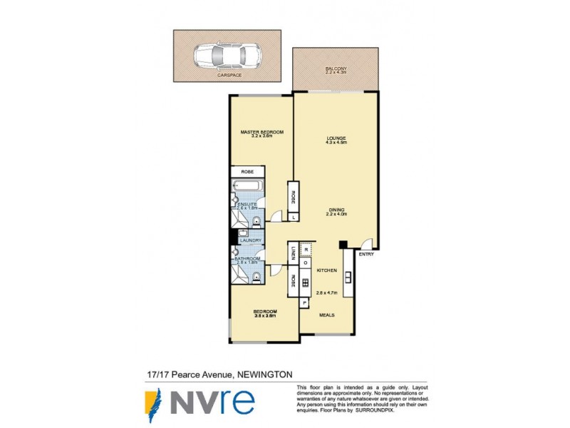 17/17 Pearce Avenue, Newington NSW 2127 Floorplan