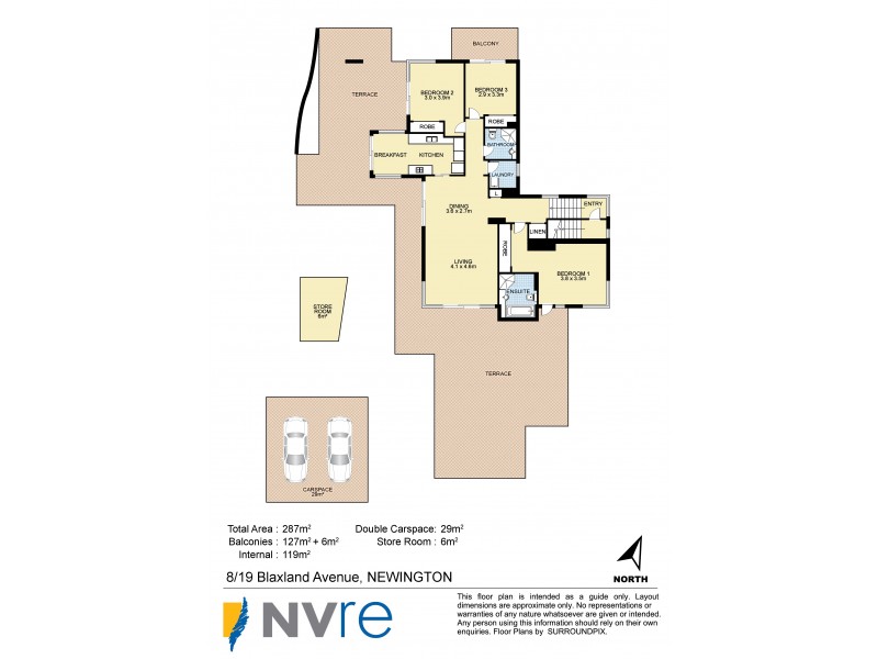 8/19 Blaxland Avenue, Newington NSW 2127 Floorplan