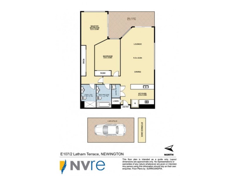E107/2 Latham Terrace, Newington NSW 2127 Floorplan