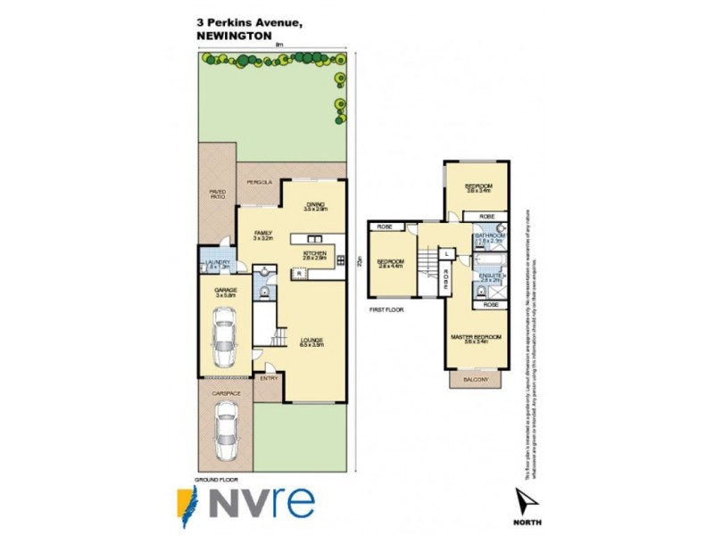 3 Perkins Avenue, Newington NSW 2127 Floorplan