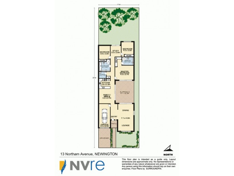 13 Northam Avenue, Newington NSW 2127 Floorplan