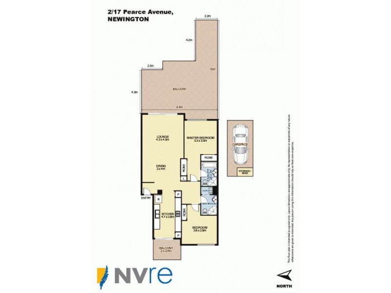 2/17 Pearce Avenue, Newington NSW 2127 Floorplan