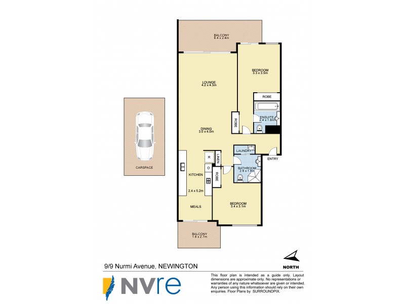 9/9 Nurmi Avenue, Newington NSW 2127 Floorplan