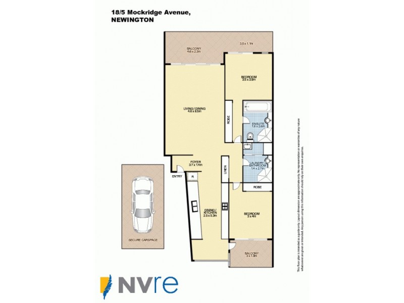18/5 Mockridge Avenue, Newington NSW 2127 Floorplan