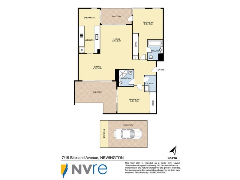 7/19 Blaxland Avenue, Newington NSW 2127 Floorplan