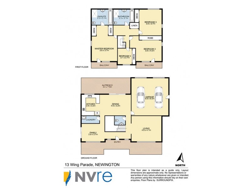 13 Wing Parade, Newington NSW 2127 Floorplan