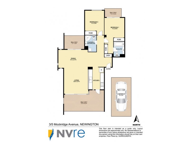 3/5 Mockridge Avenue, Newington NSW 2127 Floorplan