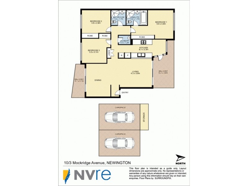 10/3 Mockridge Avenue, Newington NSW 2127 Floorplan