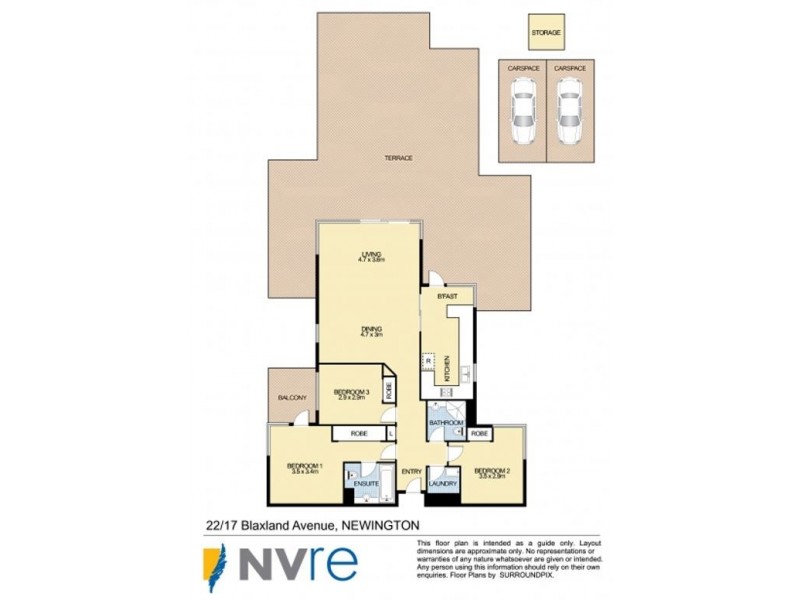 22/17 Blaxland Avenue, Newington NSW 2127 Floorplan