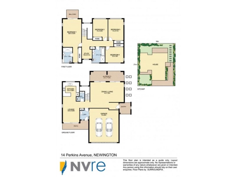 14 Perkins Avenue, Newington NSW 2127 Floorplan