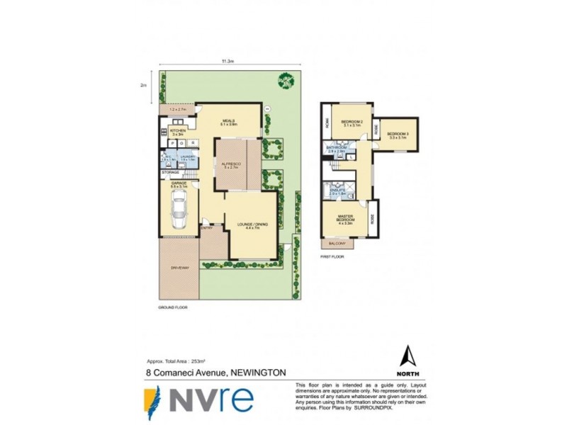 8 Comaneci Avenue, Newington NSW 2127 Floorplan