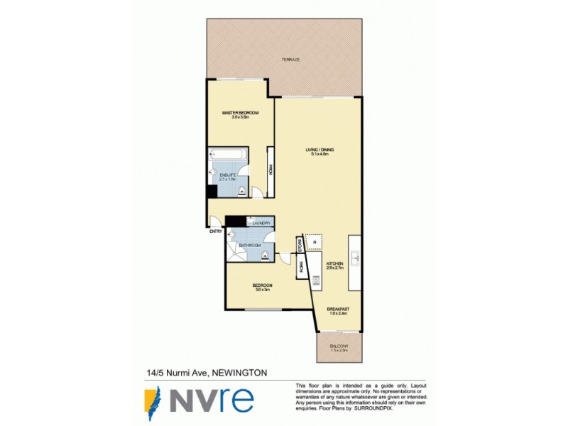 14/5 Nurmi Avenue, Newington NSW 2127 Floorplan