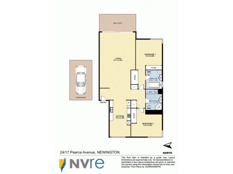 24/17 Pearce Avenue, Newington NSW 2127 Floorplan