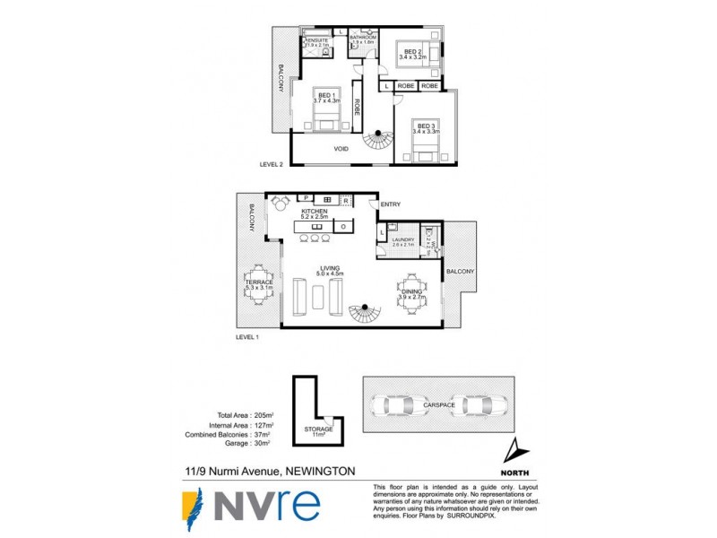 11/9 Nurmi Avenue, Newington NSW 2127 Floorplan