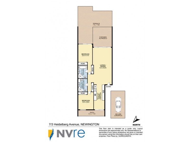 7/3 Heidelberg Avenue, Newington NSW 2127 Floorplan