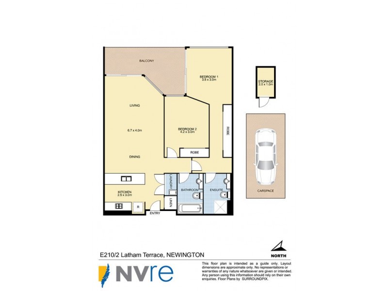 E210/2 Latham Terrace, Newington NSW 2127 Floorplan