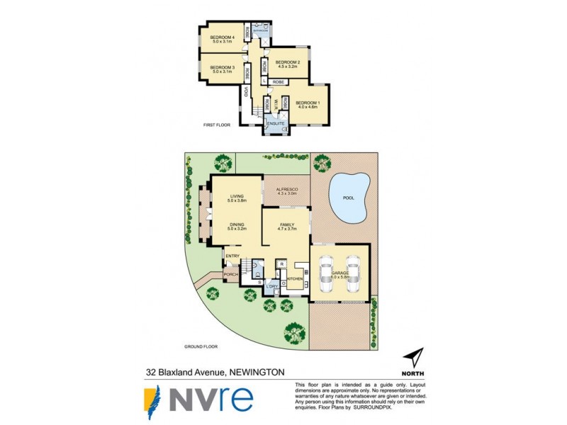 32 Blaxland Ave., Newington NSW 2127 Floorplan