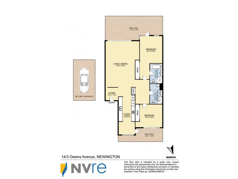 14/3 Owens Avenue, Newington NSW 2127 Floorplan