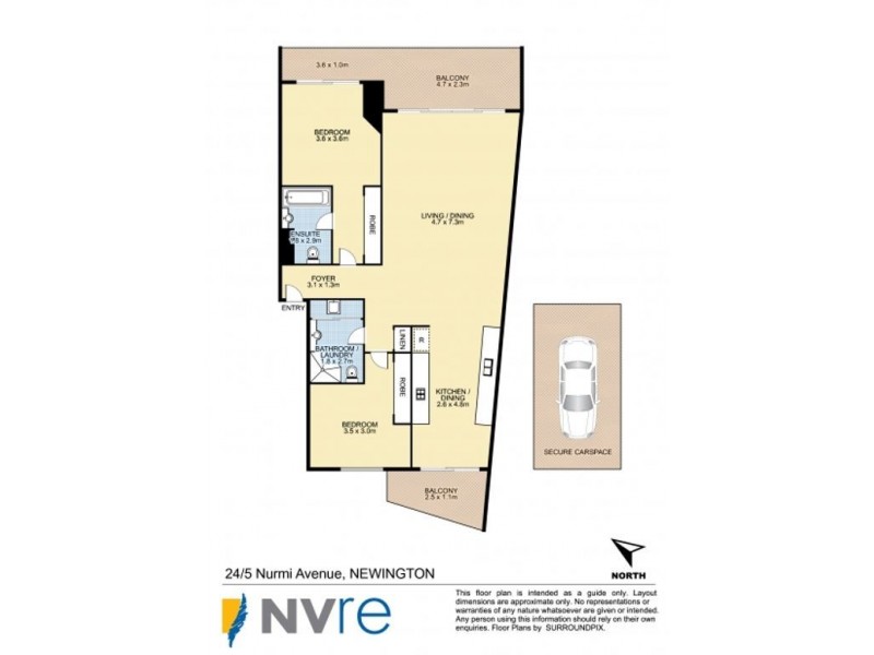 24/5 Nurmi Avenue, Newington NSW 2127 Floorplan