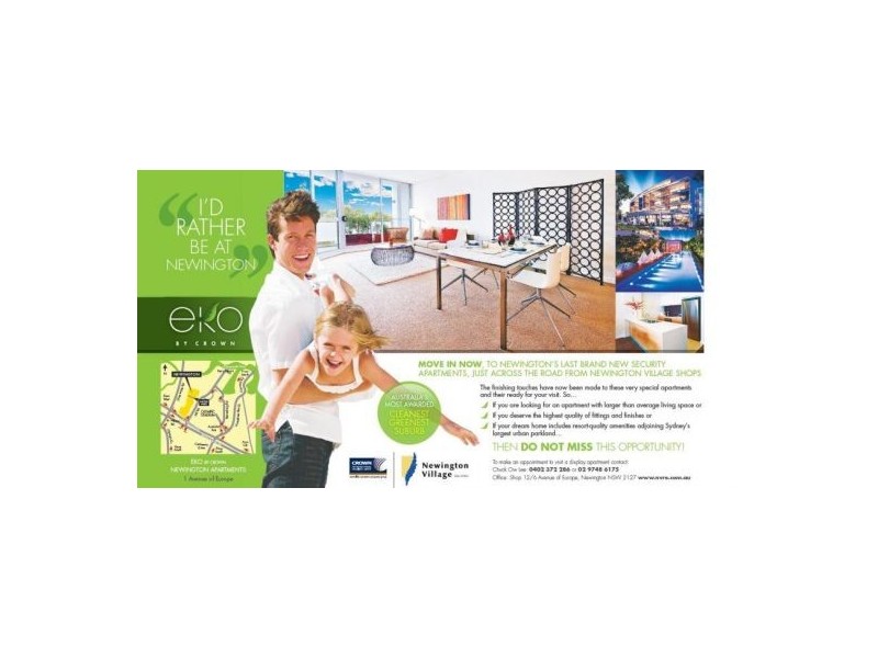 1 Avenue of Europe, Newington NSW 2127