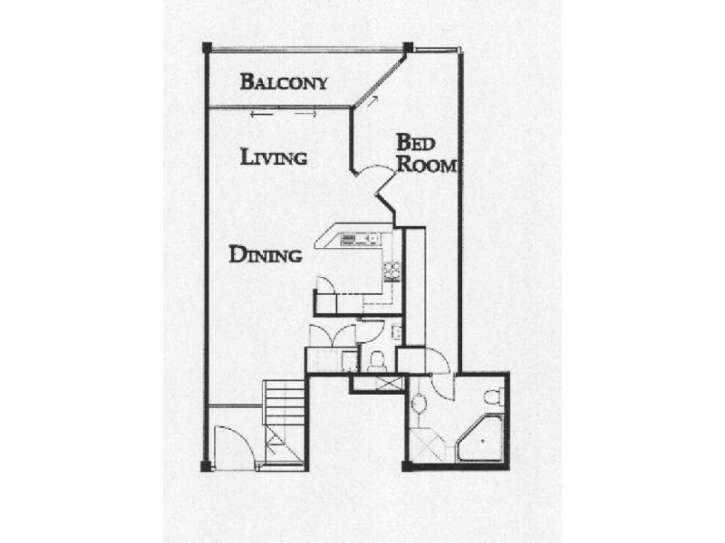 412 Finger Wharf, 6 Cowper Wharf Road, Woolloomooloo NSW 2011 Floorplan