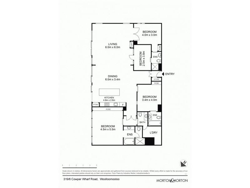 319/6 Cowper Wharf Roadway, Woolloomooloo NSW 2011 Floorplan