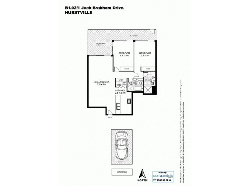 B1.02/1 Jack Brabham Drive, Hurstville NSW 2220 Floorplan