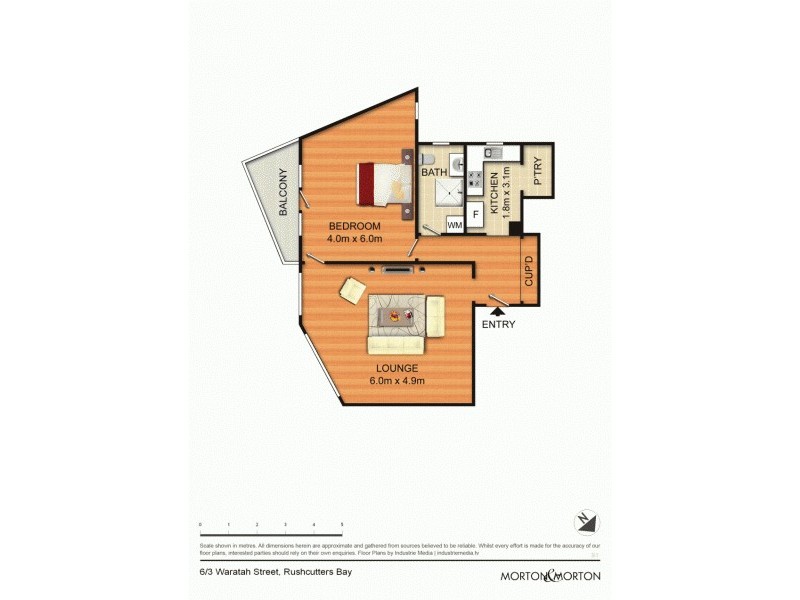 6/3 Waratah Street, Rushcutters Bay NSW 2011 Floorplan
