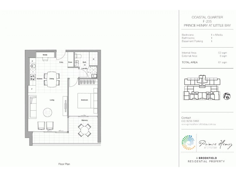 205/30 Harvey Street, Little Bay NSW 2036 Floorplan