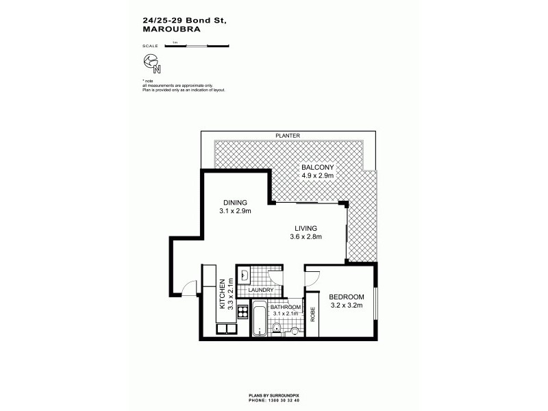 24/25-29 Bond Street, Maroubra NSW 2035 Floorplan