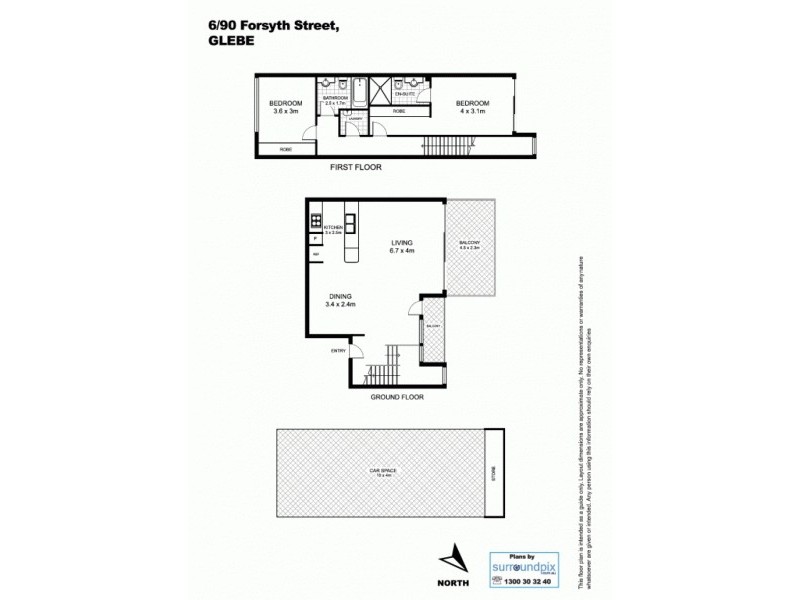 6/90 Forsyth Street, Glebe NSW 2037 Floorplan