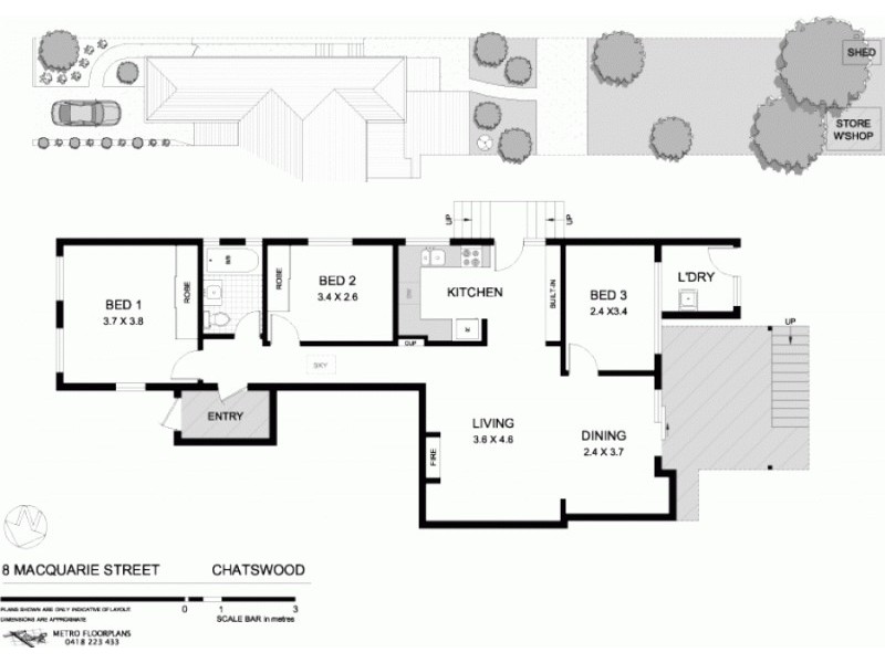 8 Macquarie Street, Chatswood NSW 2067 Floorplan