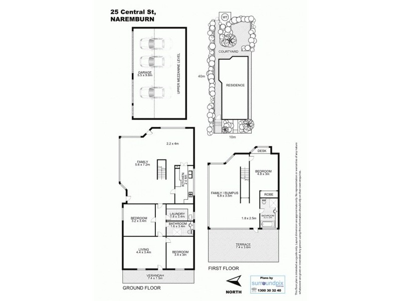 25 Central Street, Naremburn NSW 2065 Floorplan