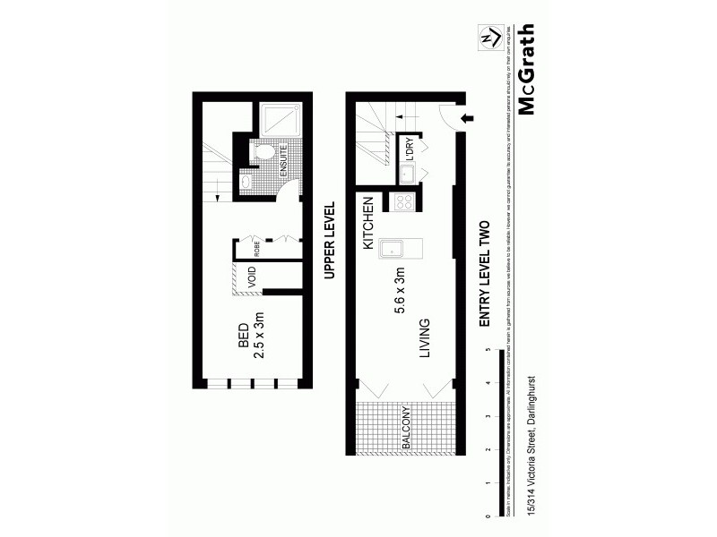 15/314 Victoria Street, Darlinghurst NSW 2010 Floorplan