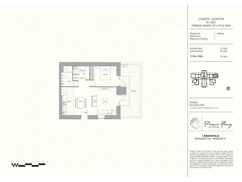 15/1 Flemming Street, Little Bay NSW 2036 Floorplan