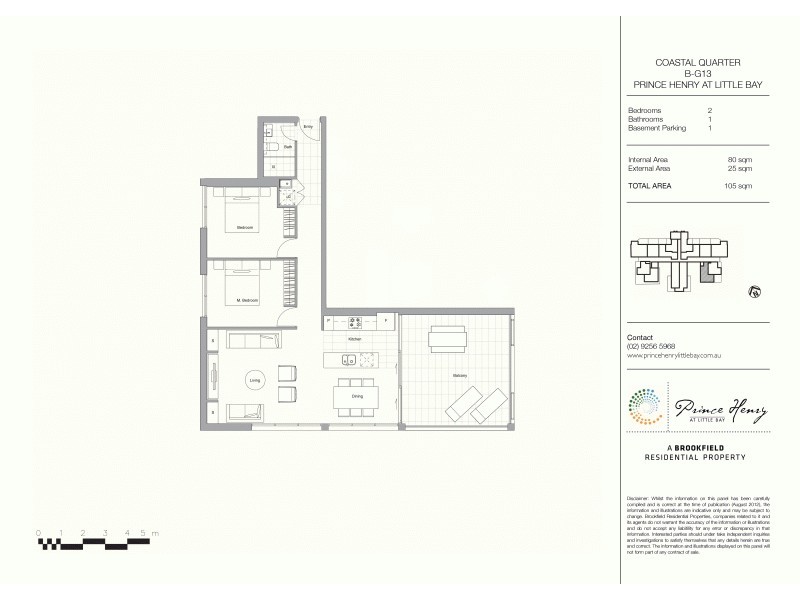 13/1 Flemming Street, Little Bay NSW 2036 Floorplan