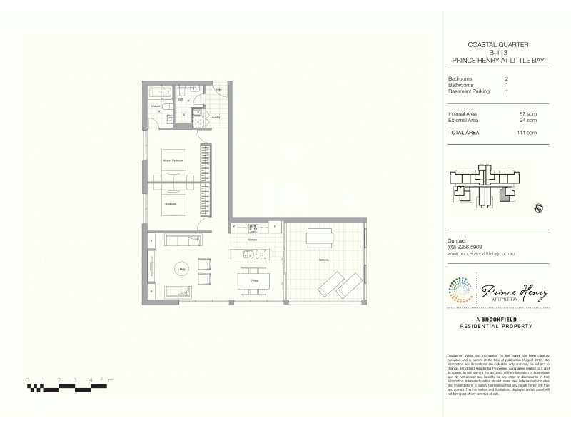 113/1 Flemming Street, Little Bay NSW 2036 Floorplan