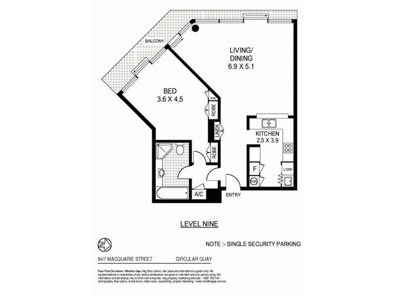 94/7 Macquarie Street, Sydney NSW 2000 Floorplan
