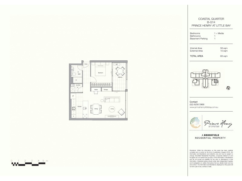1/1 Flemming Street, Little Bay NSW 2036 Floorplan