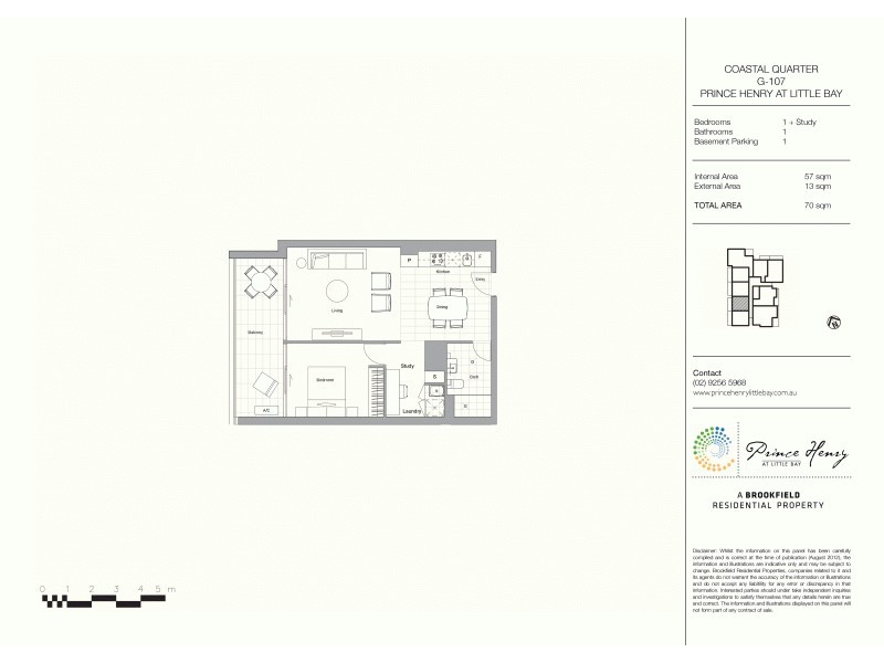 107/26 Harvey Street, Little Bay NSW 2036 Floorplan